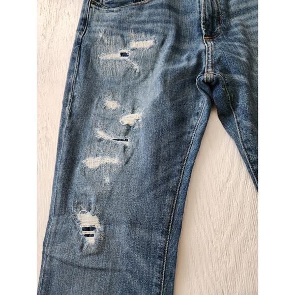 Gap 1969 Slim Men's size 34x30 Distressed Denim Slim Jeans (E3) - Picture 3 of 16